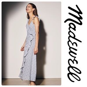 Madewell Ruffled Wrap Maxi Dress-Americana Floral